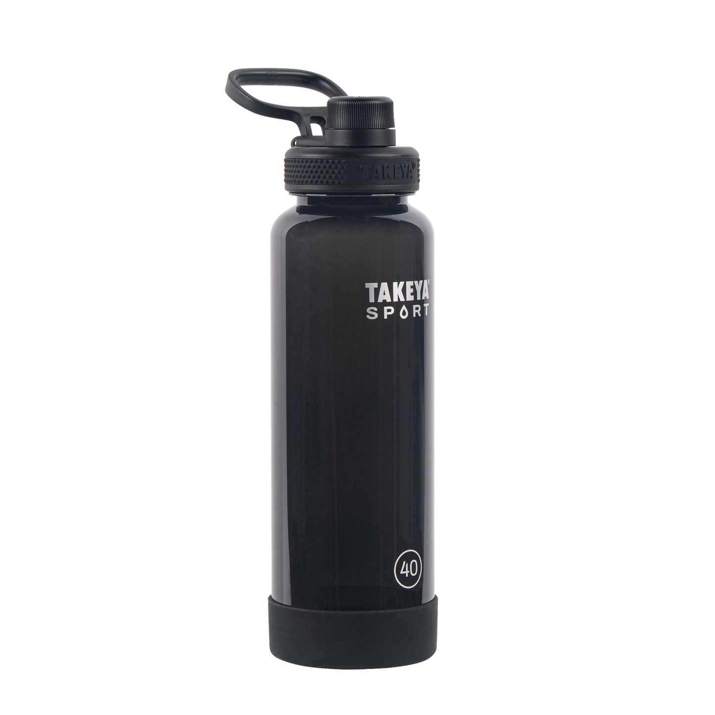 tritan-sport-water-bottle-with-spout-lid-l0 52023-TKS-Tritan-Spout-40-GrandSlamBlack-frontangle.png