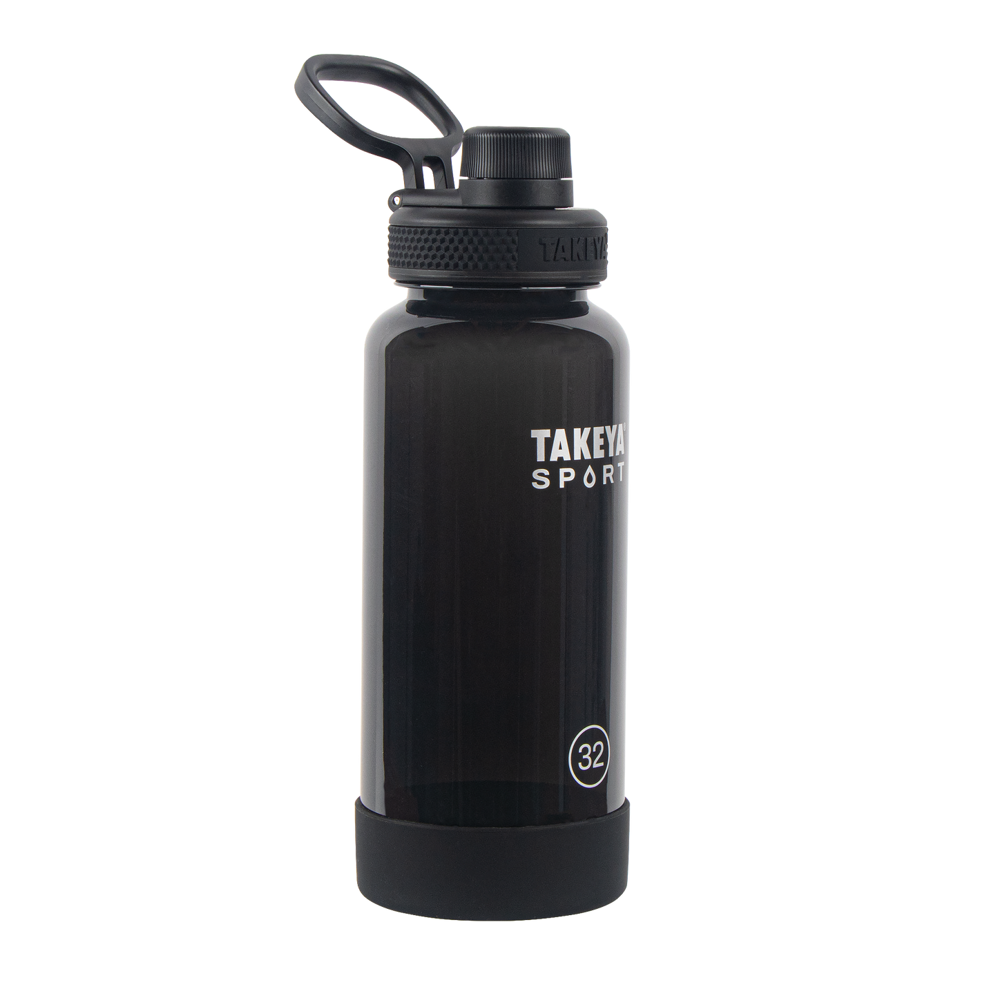 tritan-sport-water-bottle-with-spout-lid-l0 51829-TKS-Tritan-Spout-32-GrandSlamBlack-frontangle.png