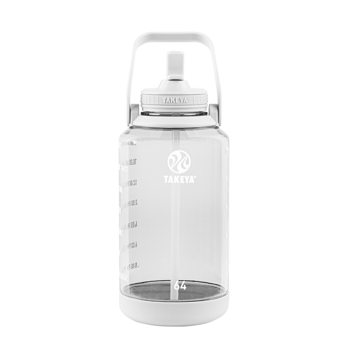 tritan-motivational-water-bottle-with-straw-lid-c3 54142-Tritan-Straw-Motivational-64-WhiteCloud-front.png