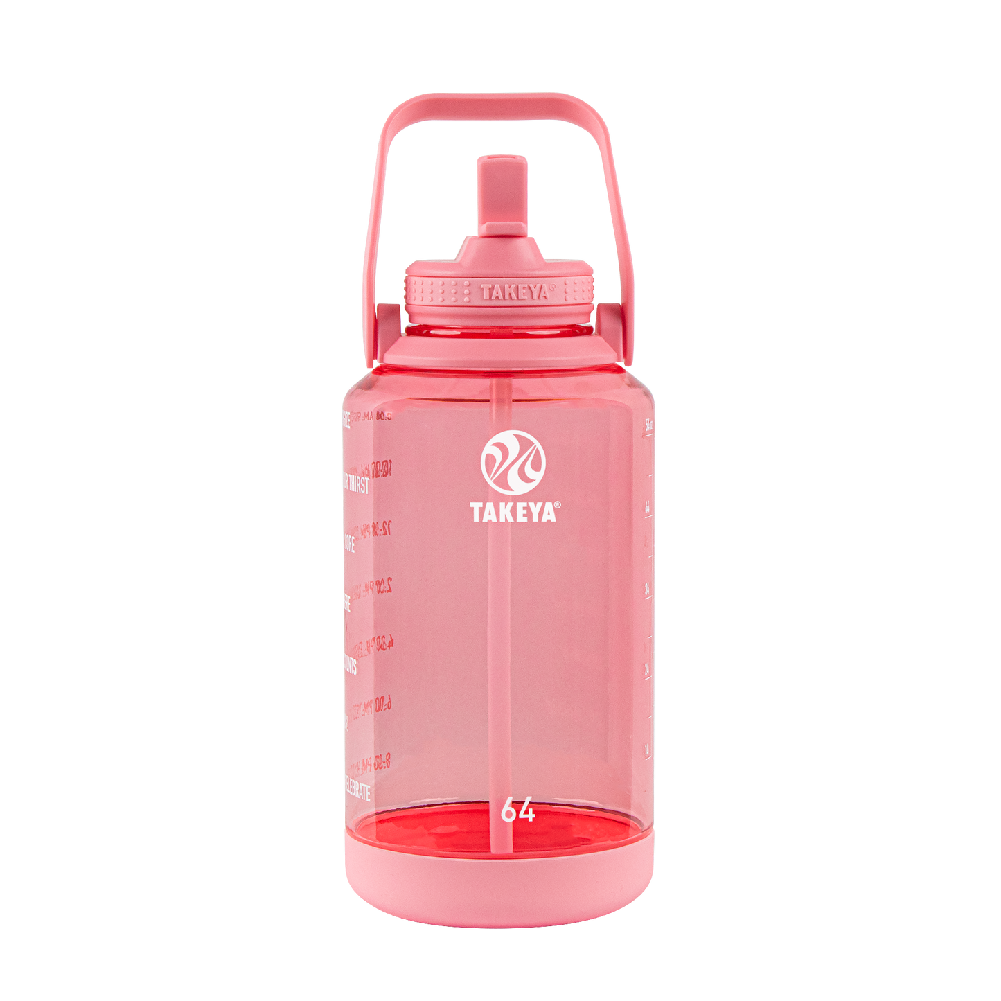 tritan-motivational-water-bottle-with-straw-lid-c3 54143-Tritan-Straw-Motivational-64-FlutterPink-front.png