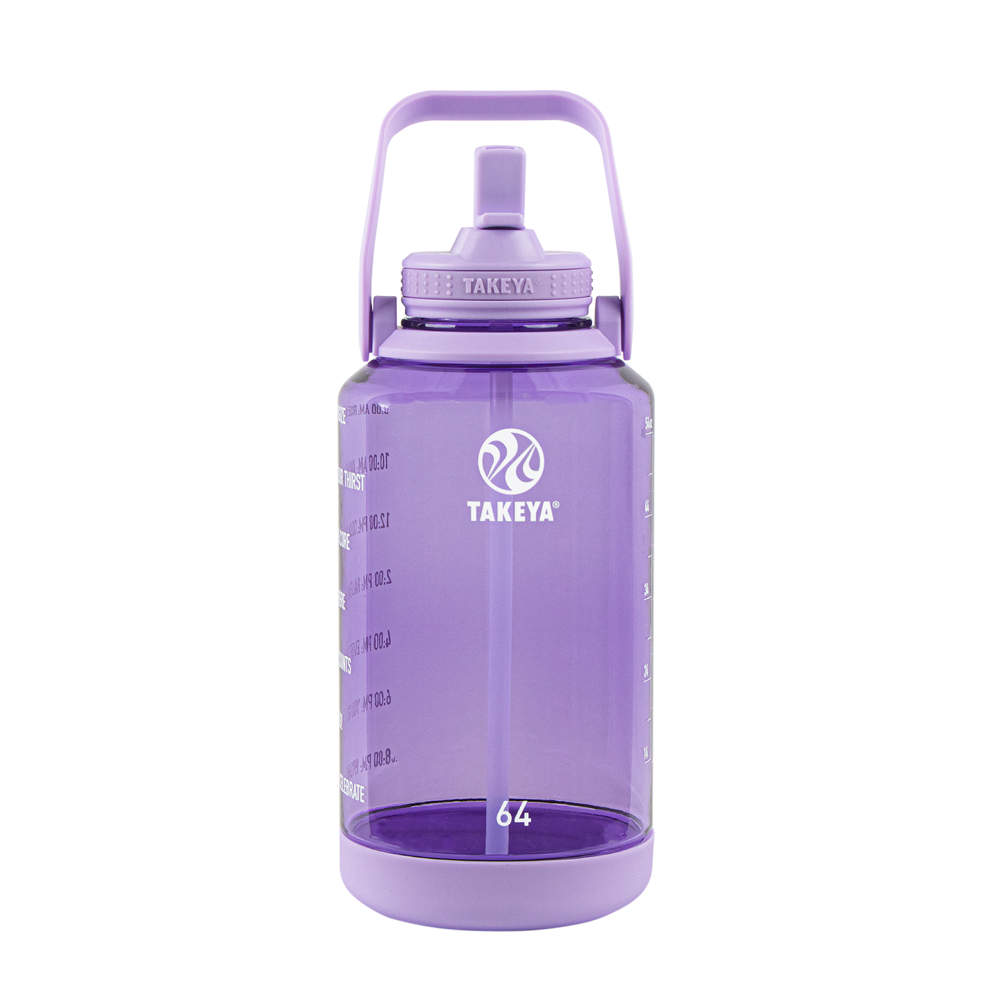 tritan-motivational-water-bottle-with-straw-lid-c3 54144-Tritan-Straw-Motivational-64-VivacityPurple-front.png