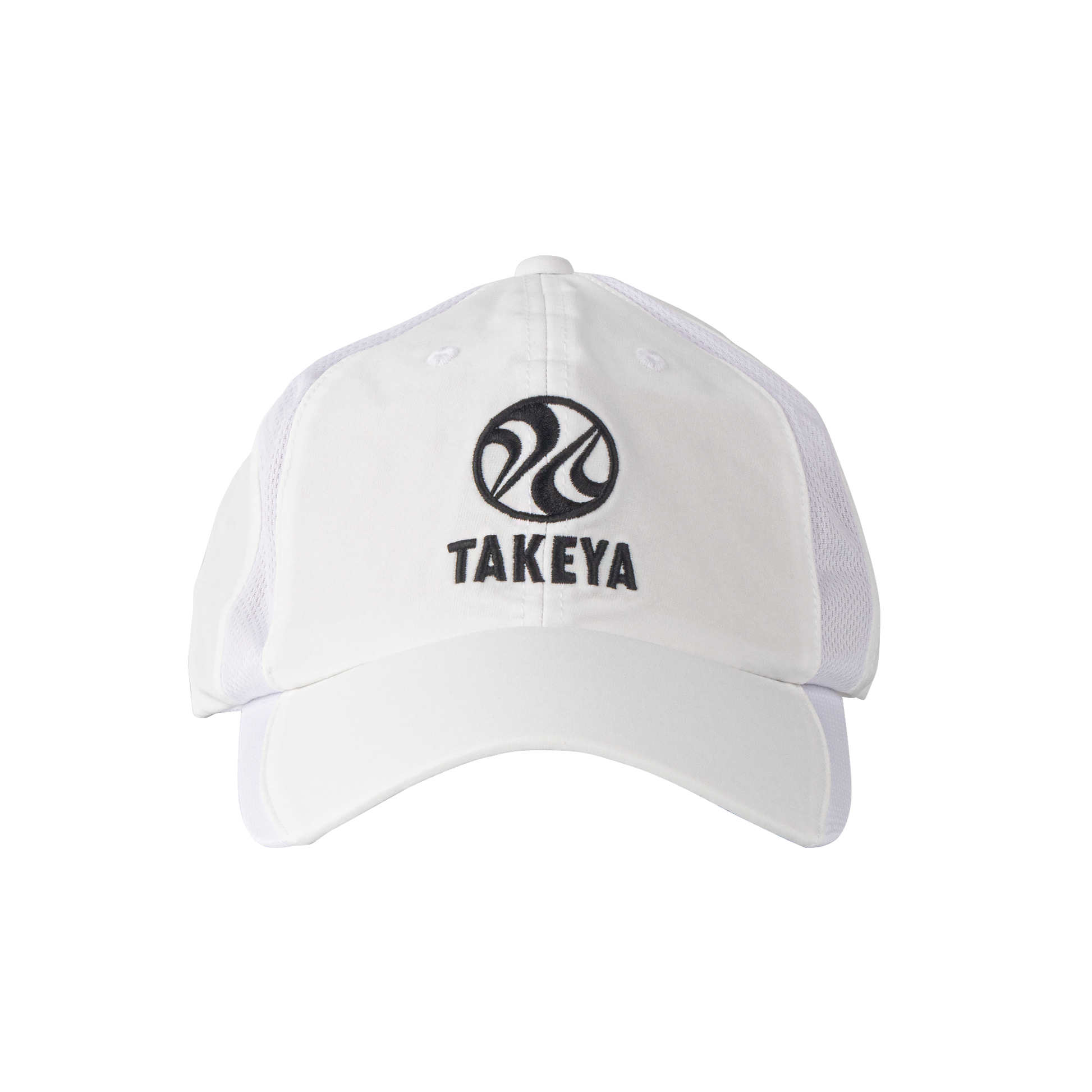 takeya-sport-vented-adjustable-hat-y8 97285-TK-PB-Hat-White-Front.png