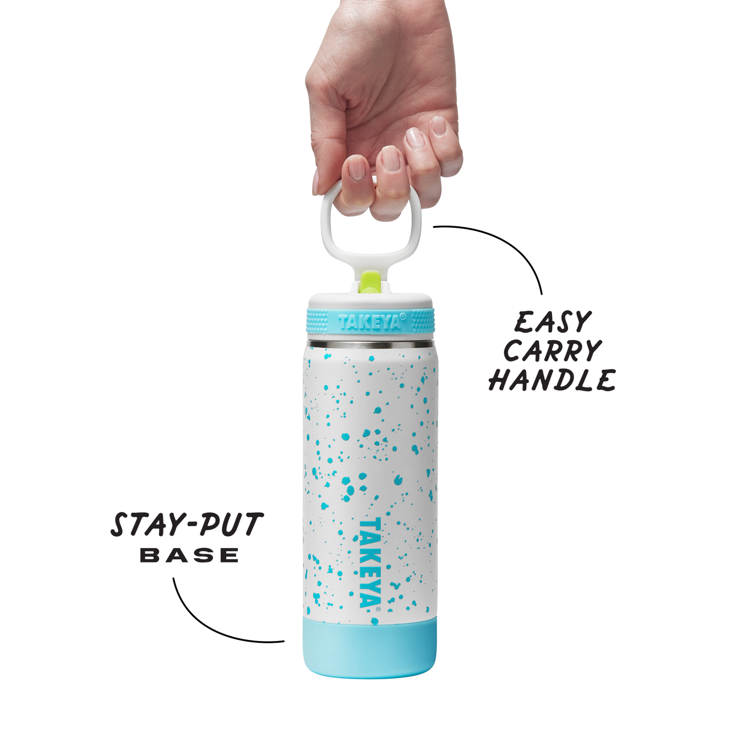 glow-in-the-dark-sport-kids-water-bottle-confetti-with-straw-lid-o9 TKS_SP25_CoreKidsGIDConfetti_StwBtl_CloudGlow_18oz_51368_v3_sRGB-Callout.png